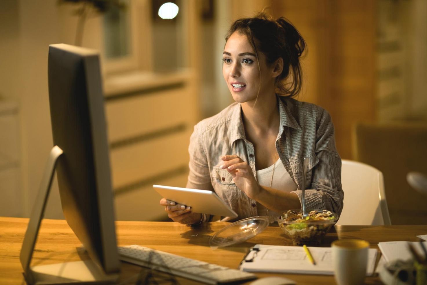 Interaktive Online-Lernsitzung mit persönlicher Betreuung